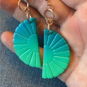 Handmade polymer clay earrings